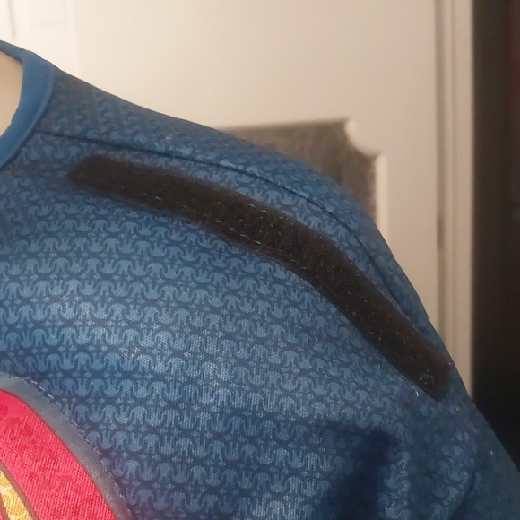 Spirit Superman Muscle Chest Costume - Red and Blue - Picture 7 of 9